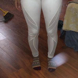 White leggings